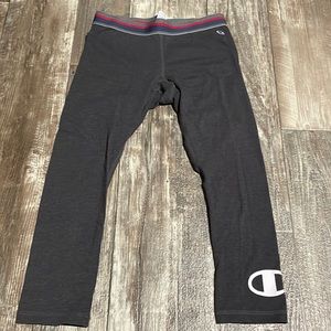 Champion women’s leggings cropped length.